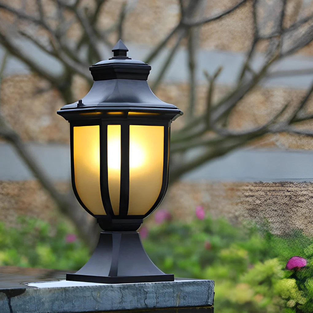 Melssa Retro European Outdoor Pillar Post Lights