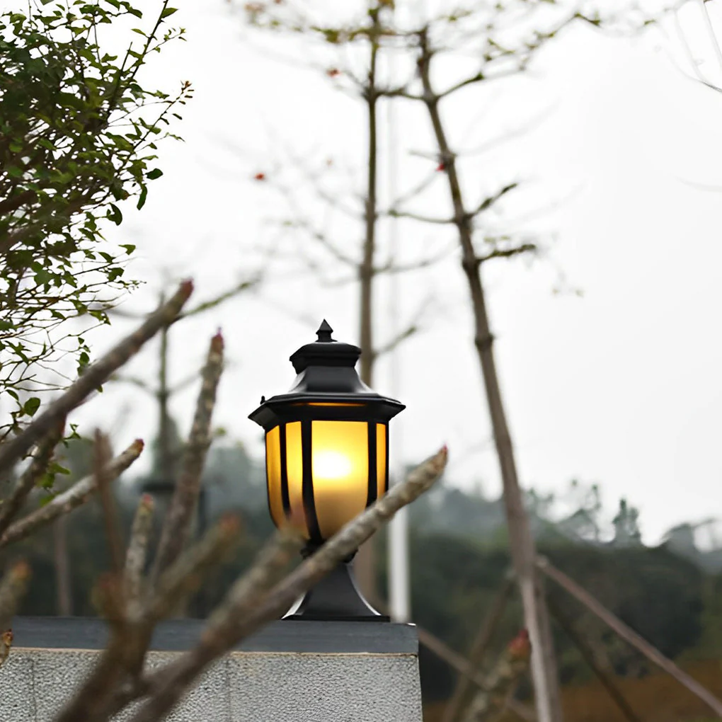 Melssa Retro European Outdoor Pillar Post Lights - Image 4