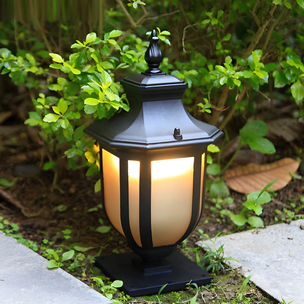 Melssa Retro European Outdoor Pillar Post Lights - Image 6