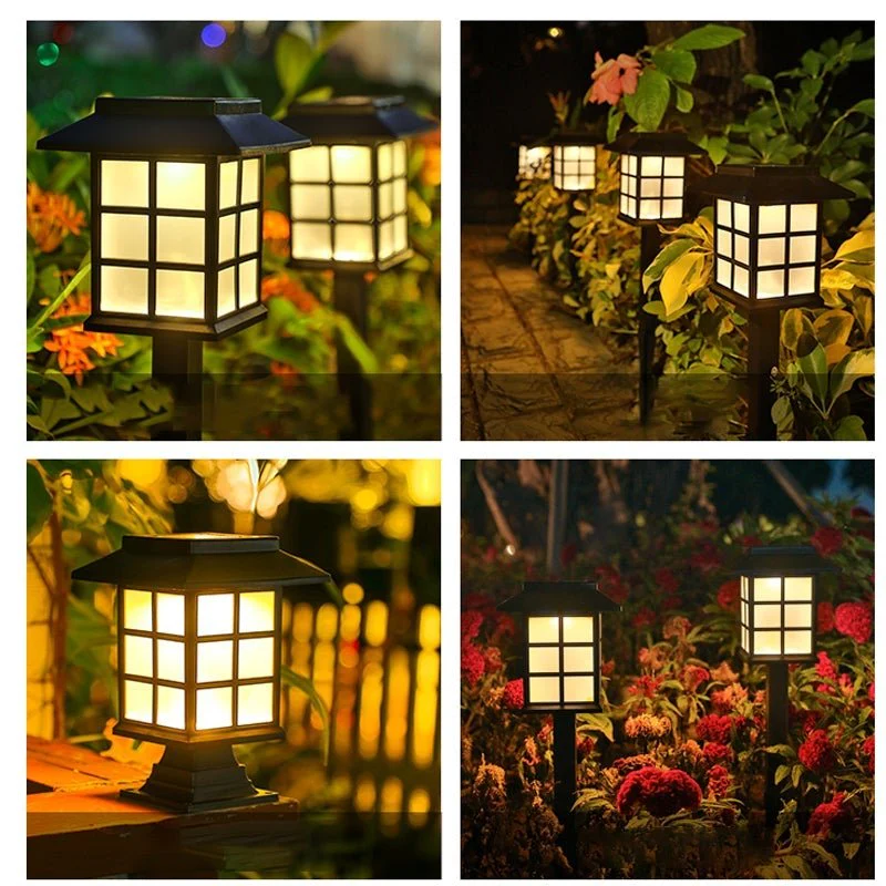 Merle Square Pavilion-shaped Solar LED ABS Outdoor Post Light - Image 6