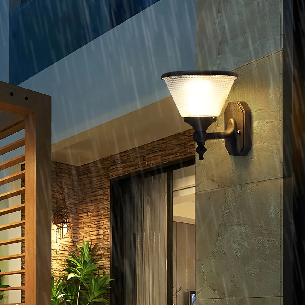Merlin LED Classic Unique Solar Outdoor Wall Light - Image 2