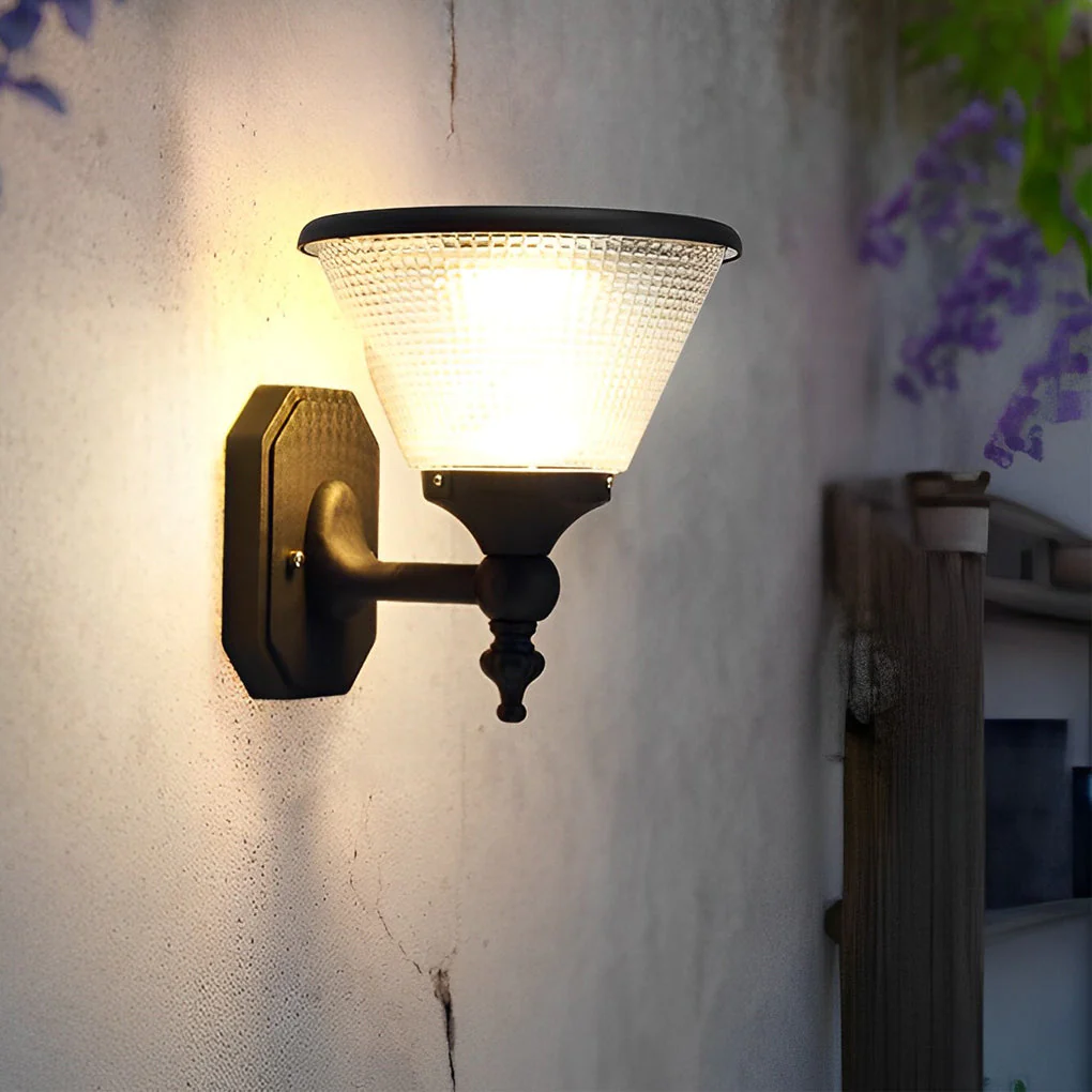 Merlin LED Classic Unique Solar Outdoor Wall Light - Image 3