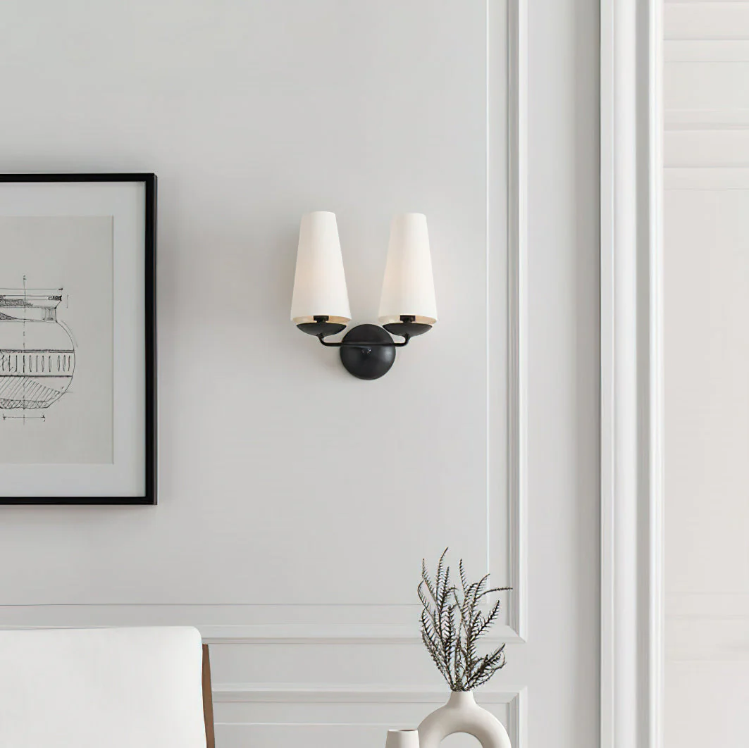 Merri Contemporary Fabric Wall Light - Image 2