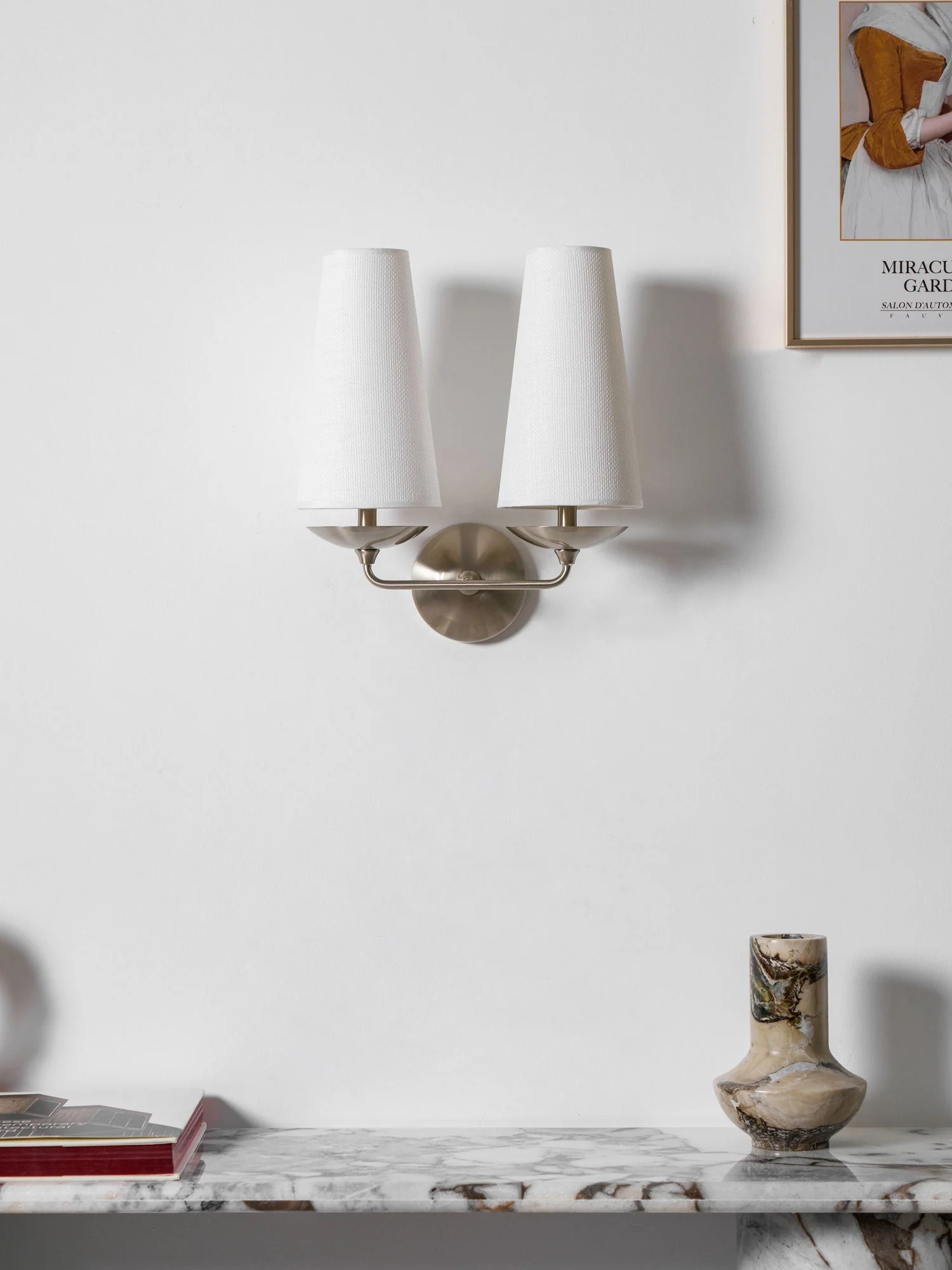 Merri Contemporary Fabric Wall Light - Image 22