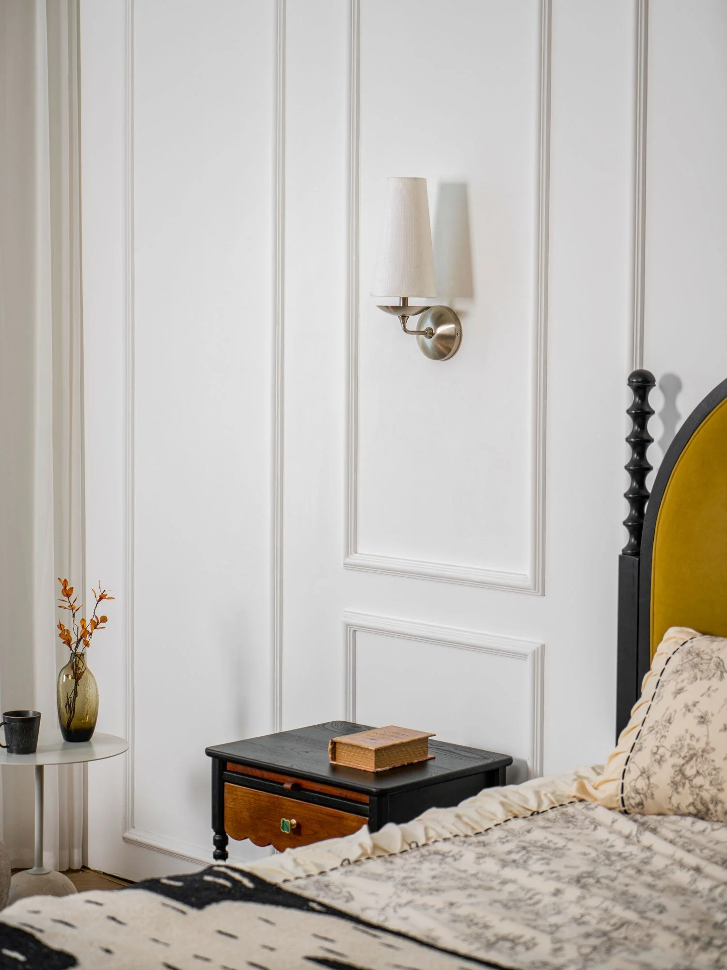 Merri Contemporary Fabric Wall Light - Image 23