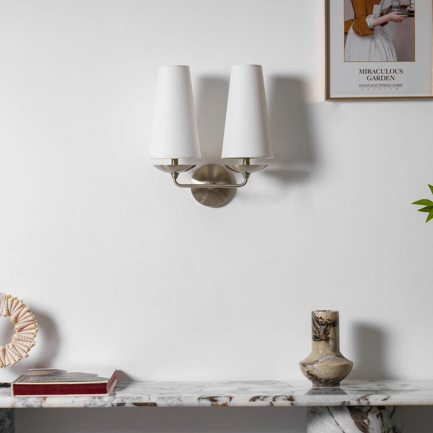Merri Contemporary Fabric Wall Light - Image 25