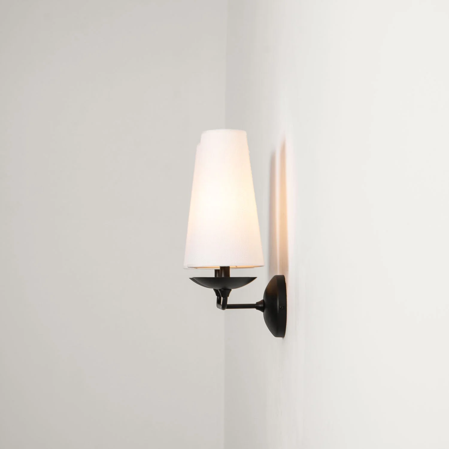 Merri Contemporary Fabric Wall Light - Image 33