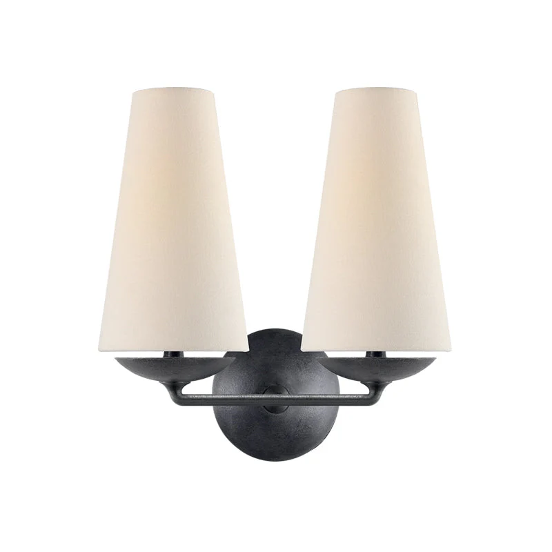 Merri Contemporary Fabric Wall Light - Image 48