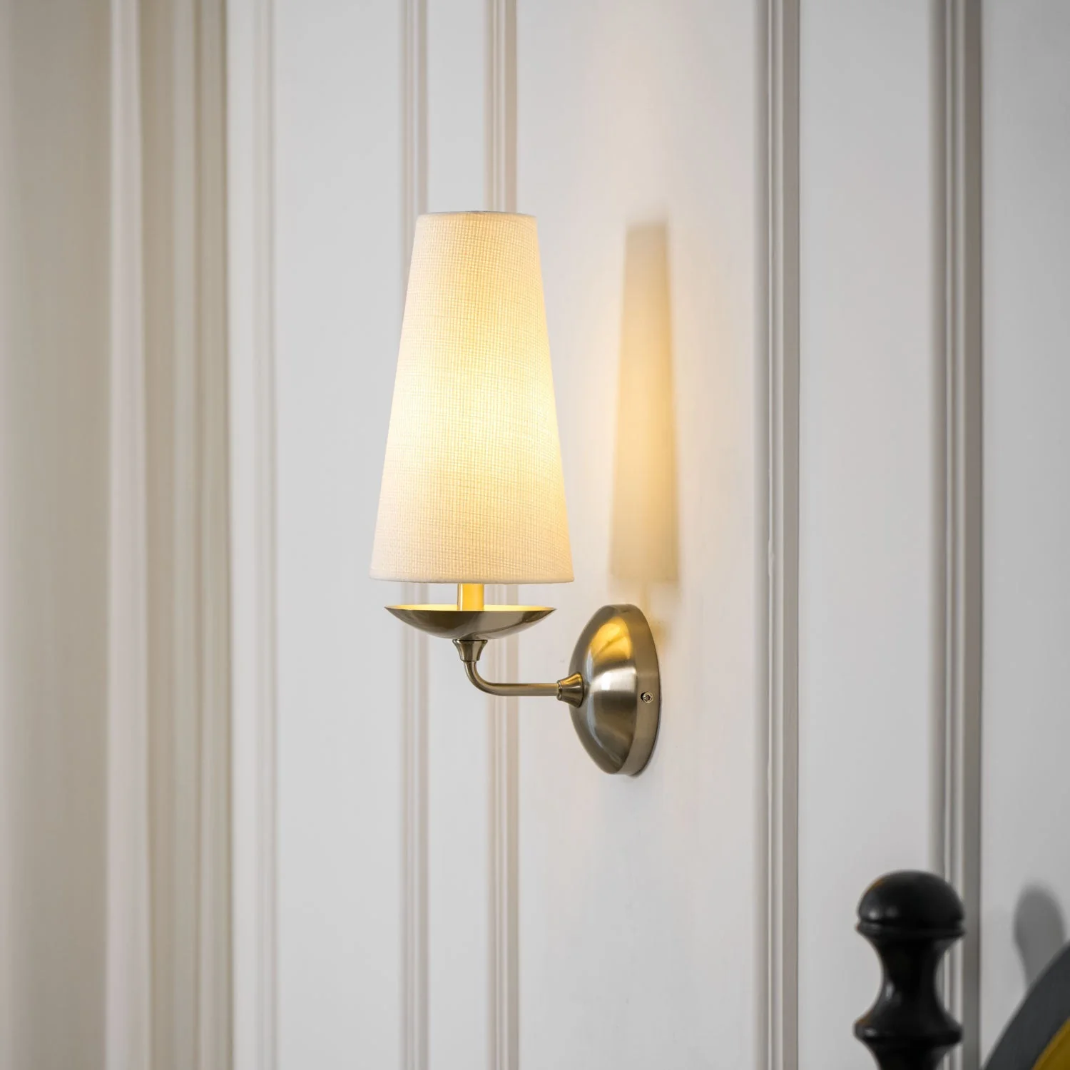 Merri Contemporary Fabric Wall Light - Image 6