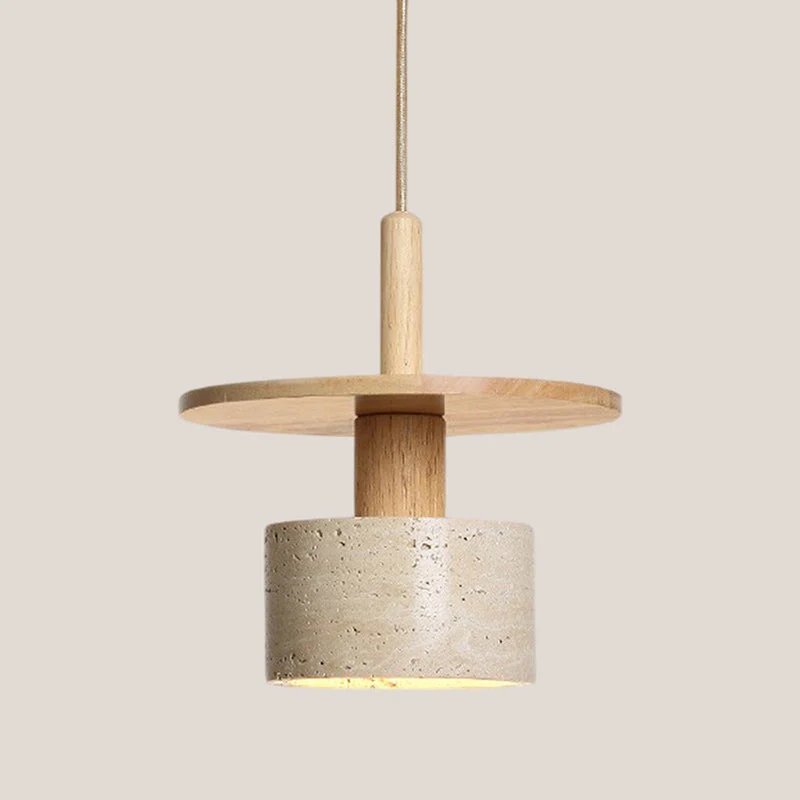 Mersi Wabi-Sabi Travertine Pendant Light - Image 18