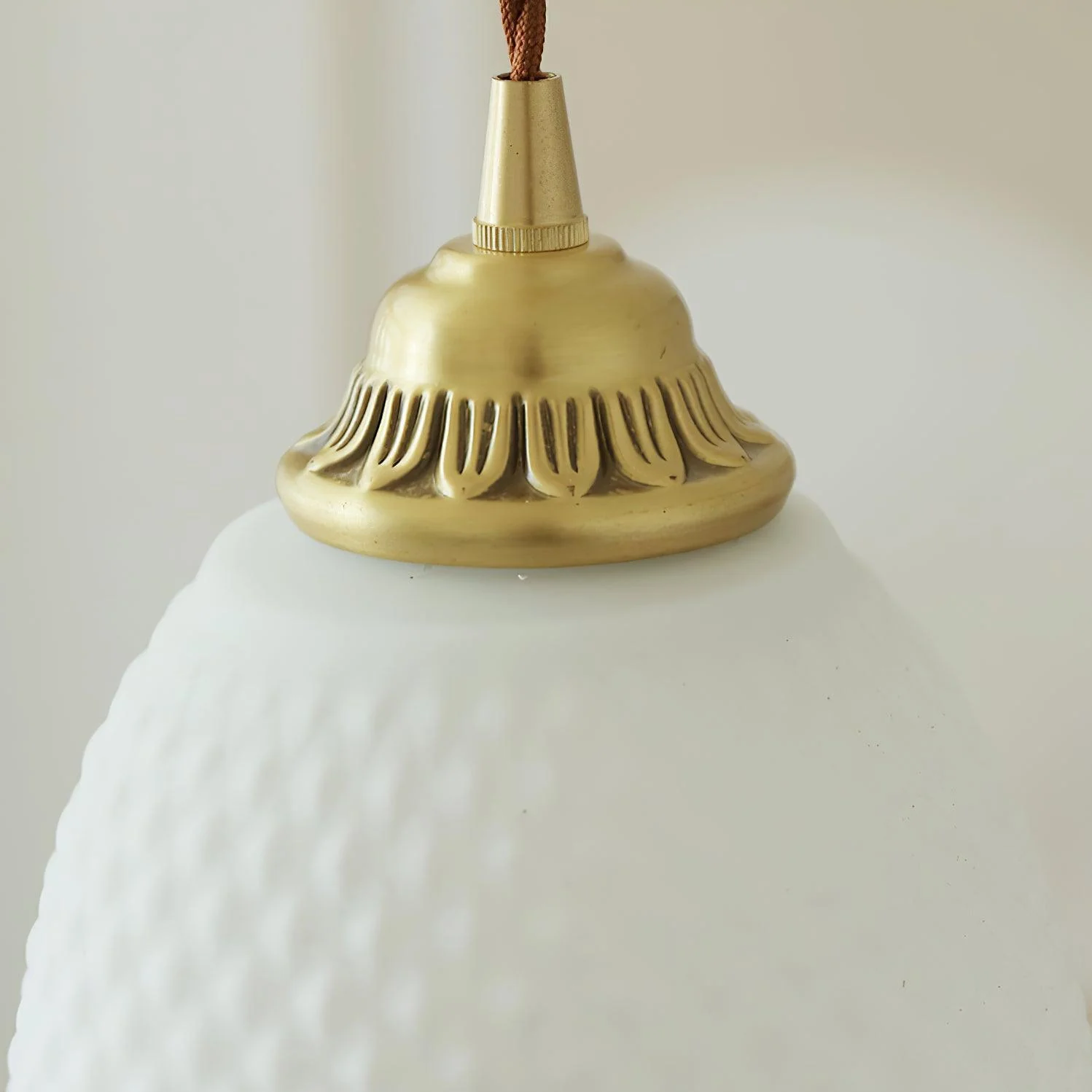 Mesh Tassel Glass Pendant Light - Image 2
