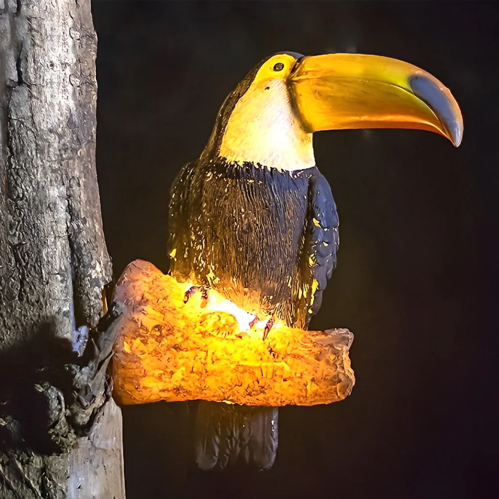 Michael Simulation Animal Parrot LED Resin Outdoor Lights - Image 11