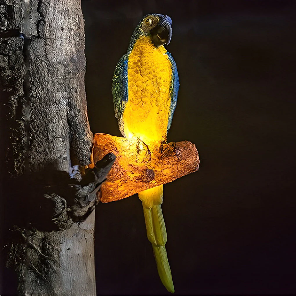 Michael Simulation Animal Parrot LED Resin Outdoor Lights - Image 9