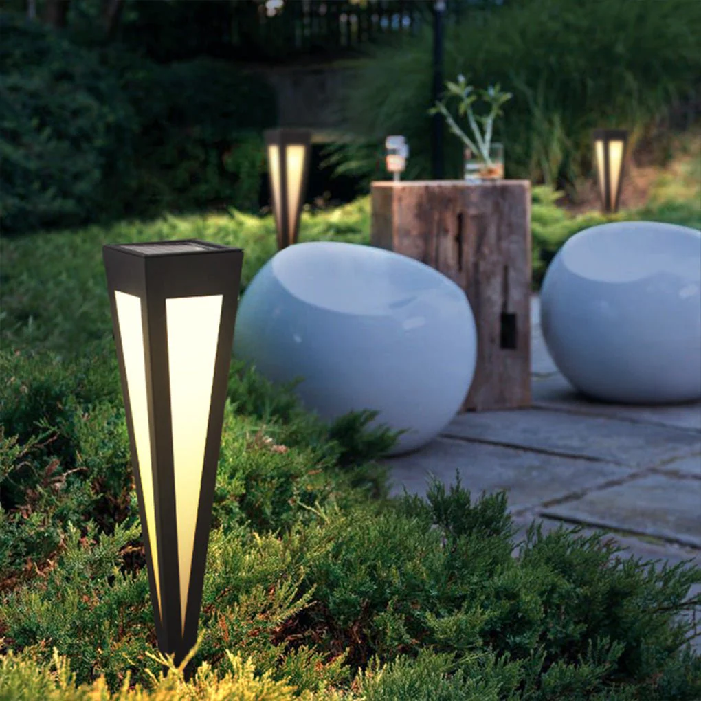 Migh RGB Square Top Conical Outdoor Lawn Light