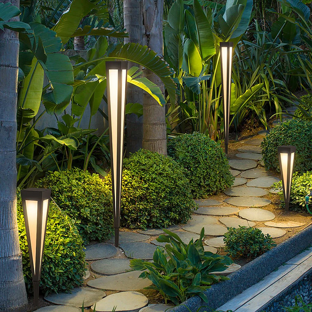Migh RGB Square Top Conical Outdoor Lawn Light - Image 18