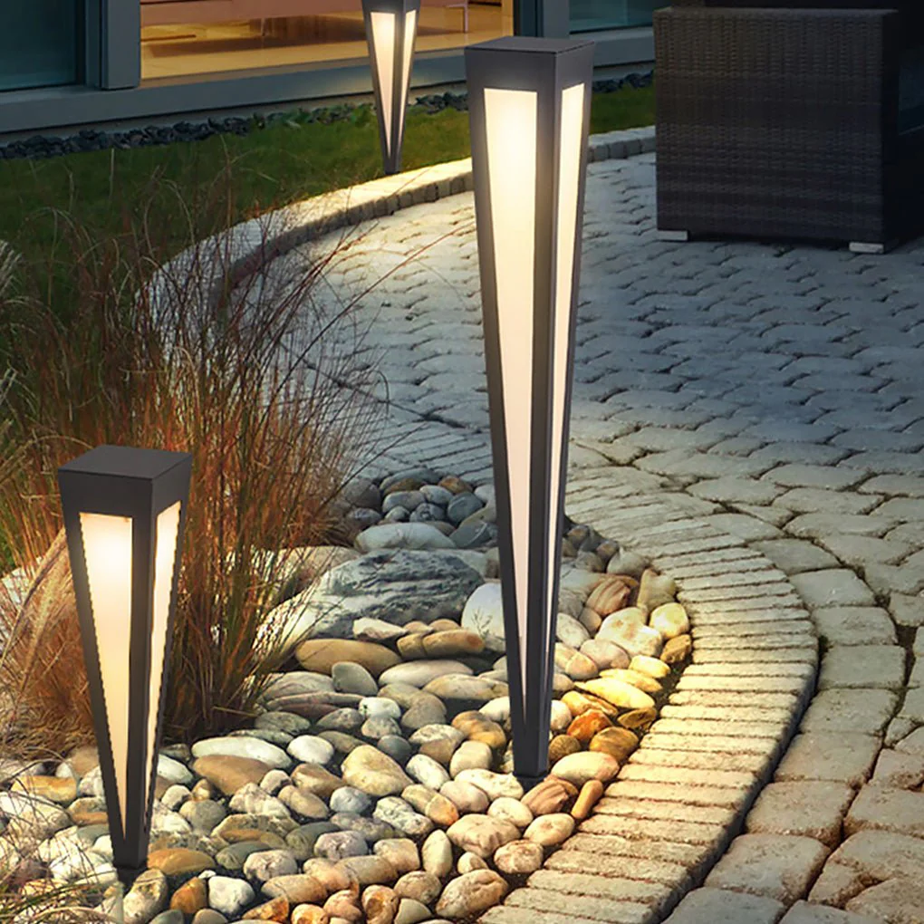 Migh RGB Square Top Conical Outdoor Lawn Light - Image 19