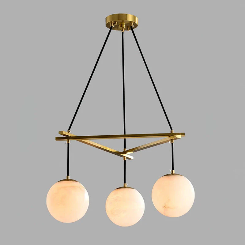 Miira Modern Alabaster Chandelier - Image 12