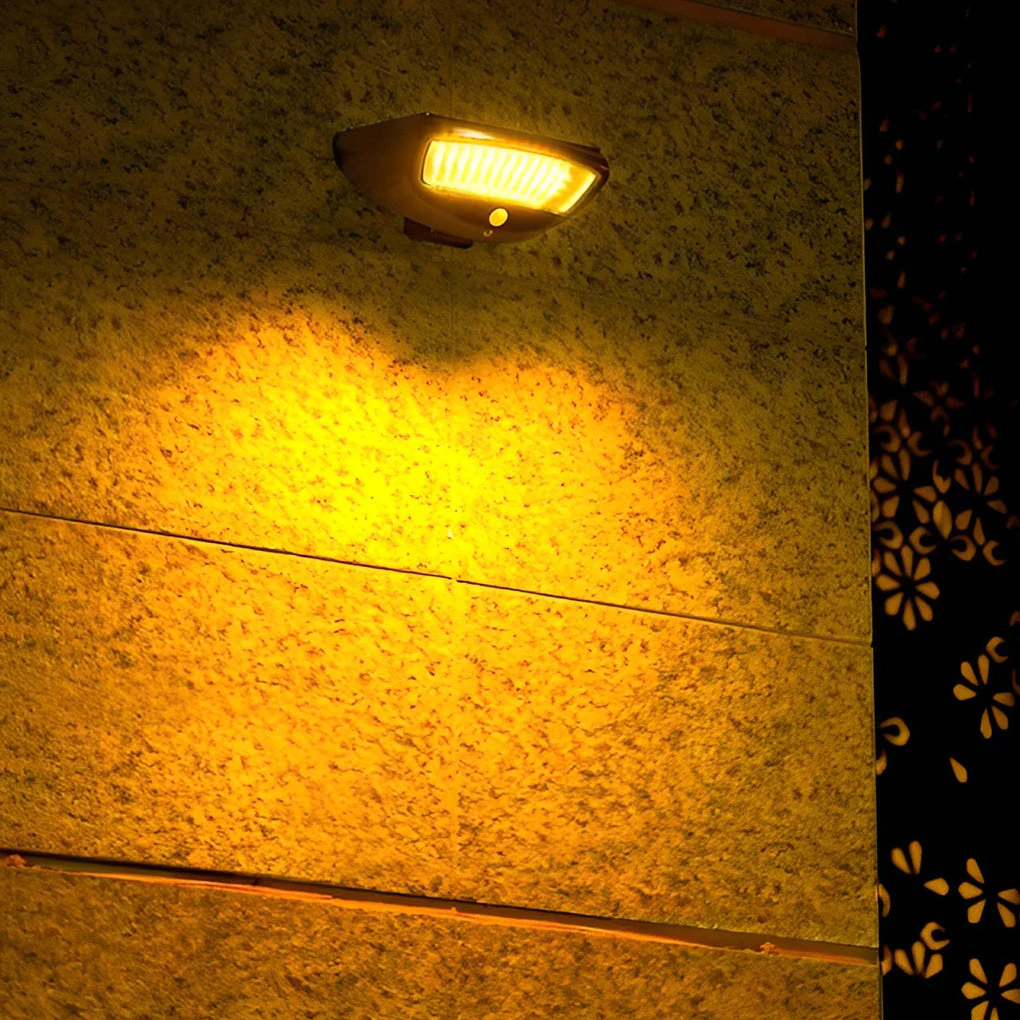 Mildre Motion Sensor Adjustable Solar ABS Outdoor Wall Lamp - Image 4