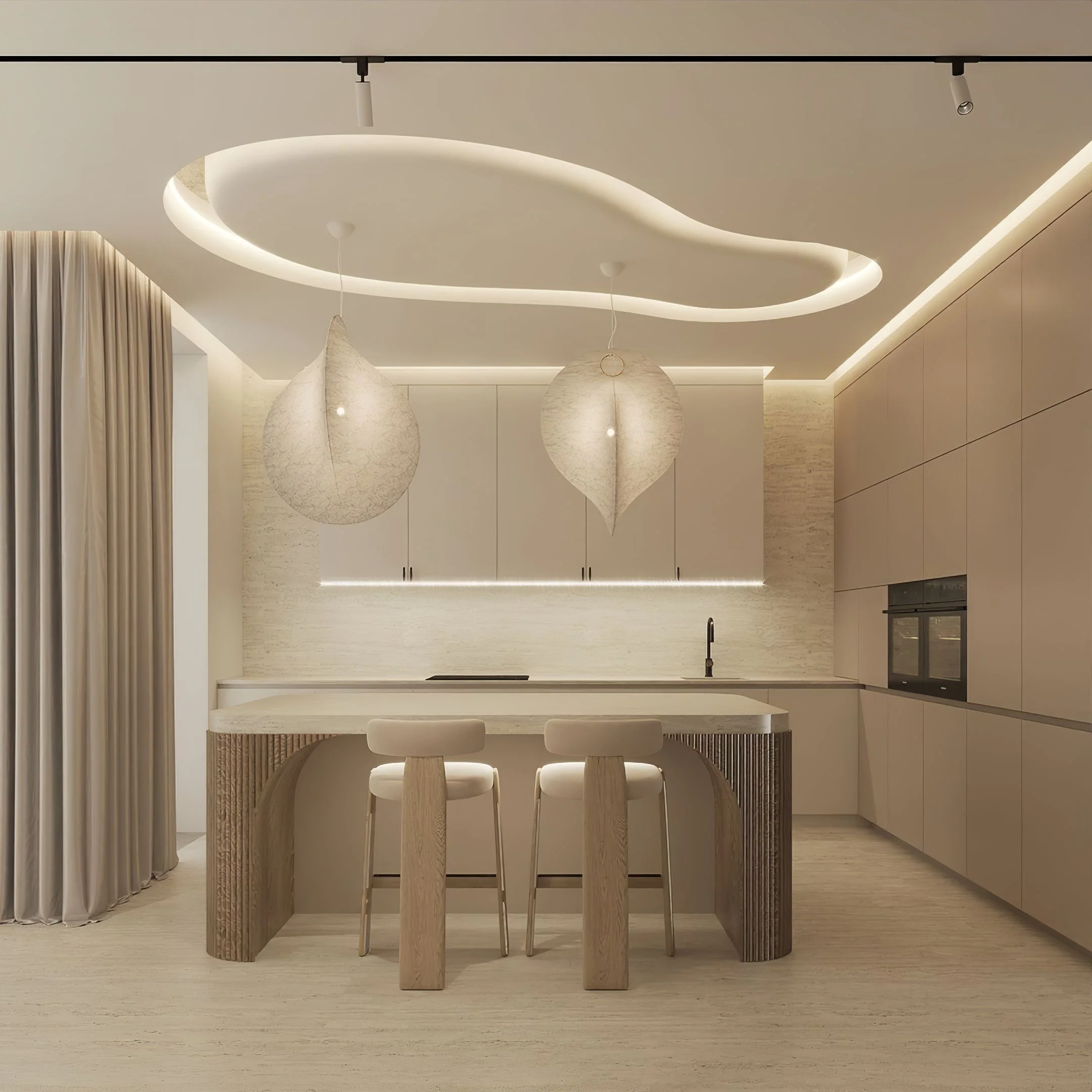 Mirelian Steel Artistic Pendant Lamp - Image 31