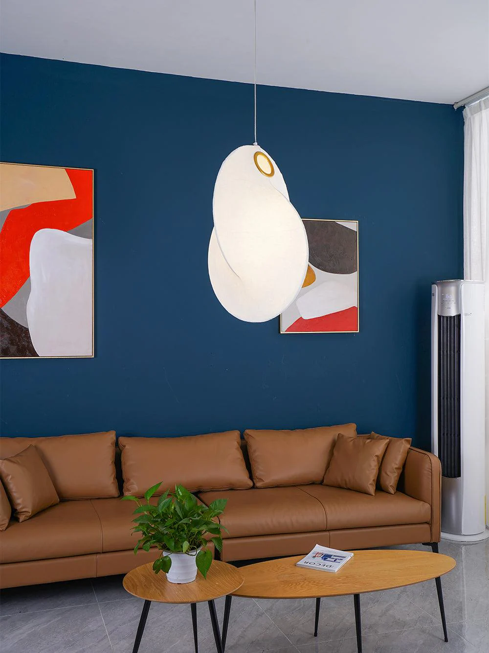 Mirelian Steel Artistic Pendant Lamp - Image 6
