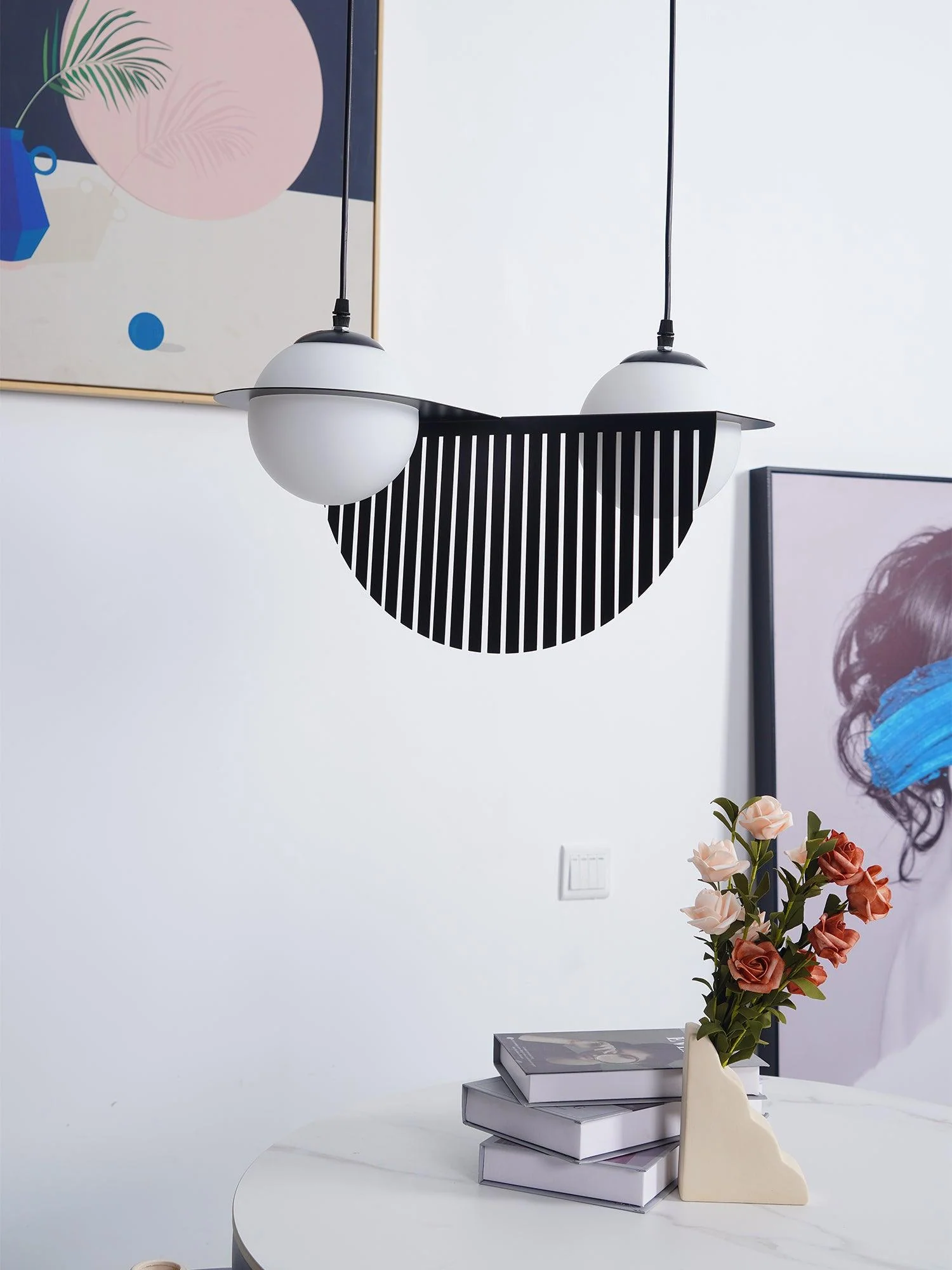 Mirere Black Contemporary Pendant Lamp - Image 23