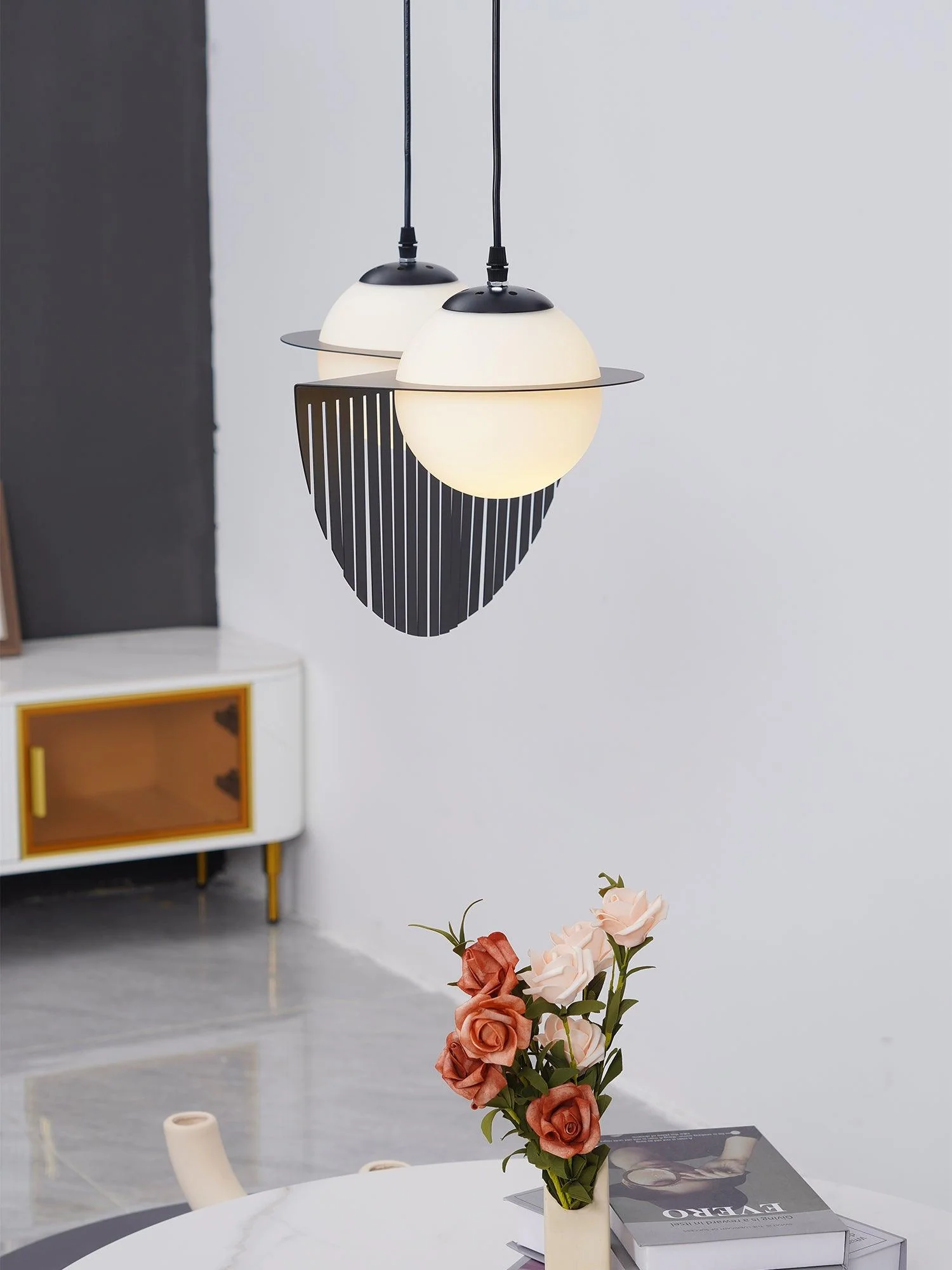 Mirere Black Contemporary Pendant Lamp - Image 54