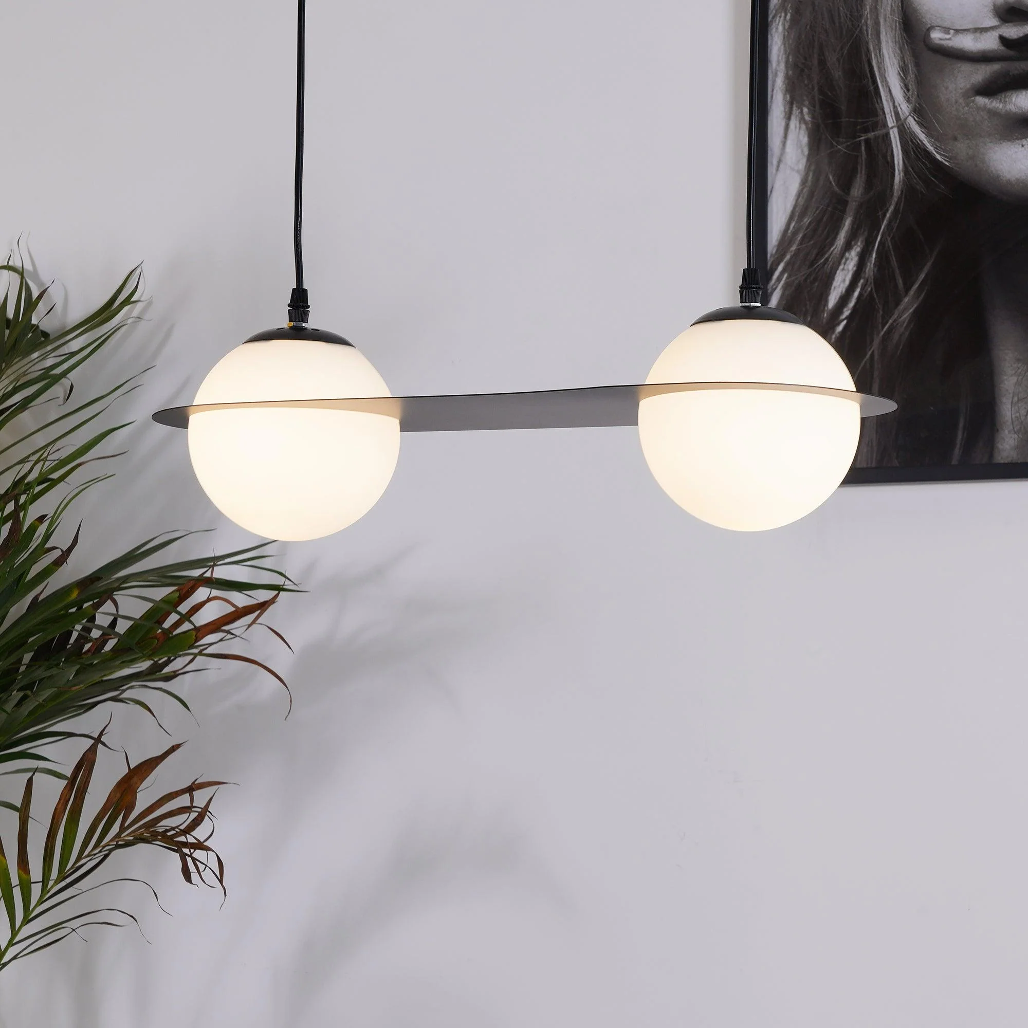 Mirere Black Contemporary Pendant Lamp - Image 7