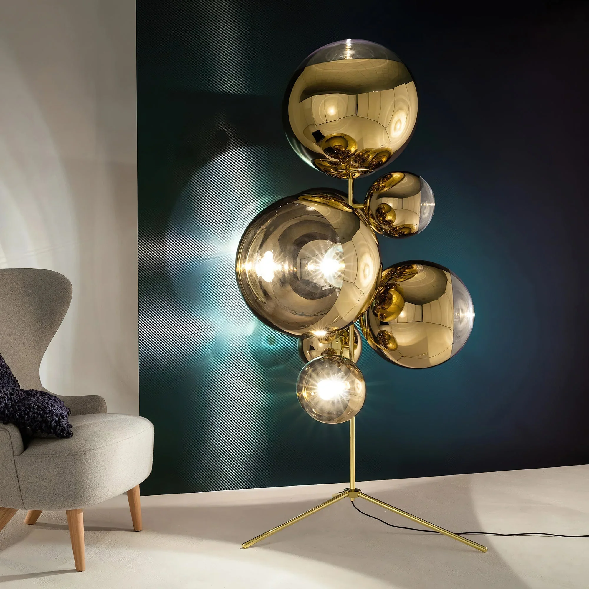Mirror Modern Floor Lamp - Image 2