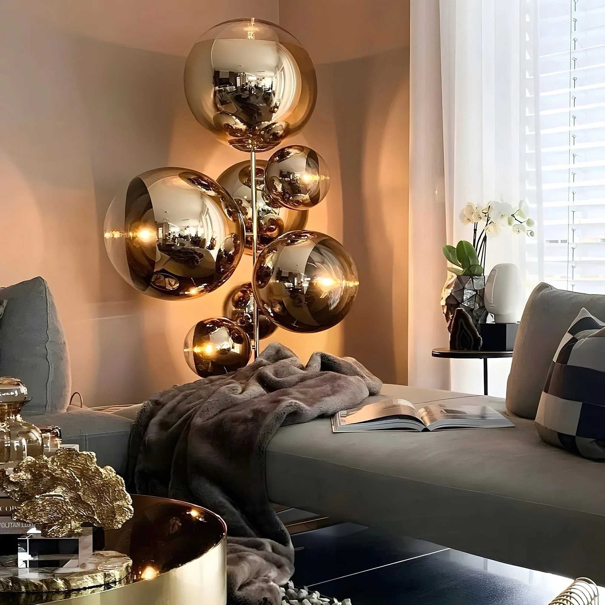 Mirror Modern Floor Lamp - Image 6