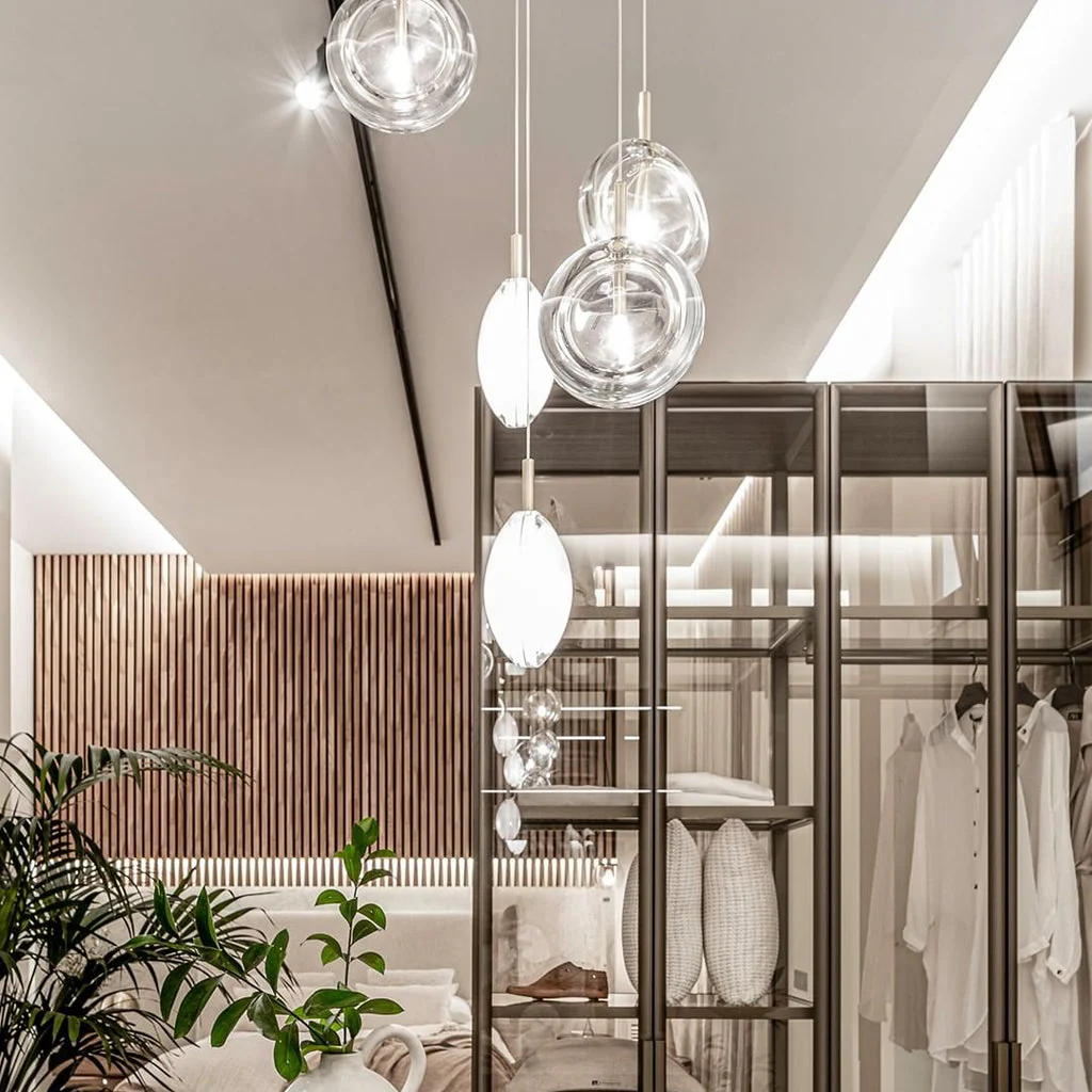 Misto Minimalist Glass Chandelier - Image 16