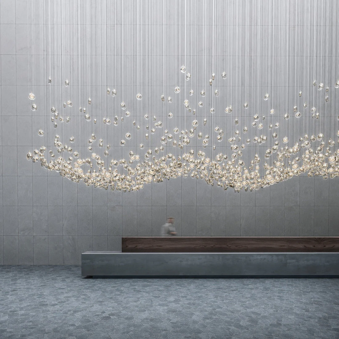 Misto Minimalist Glass Chandelier - Image 19