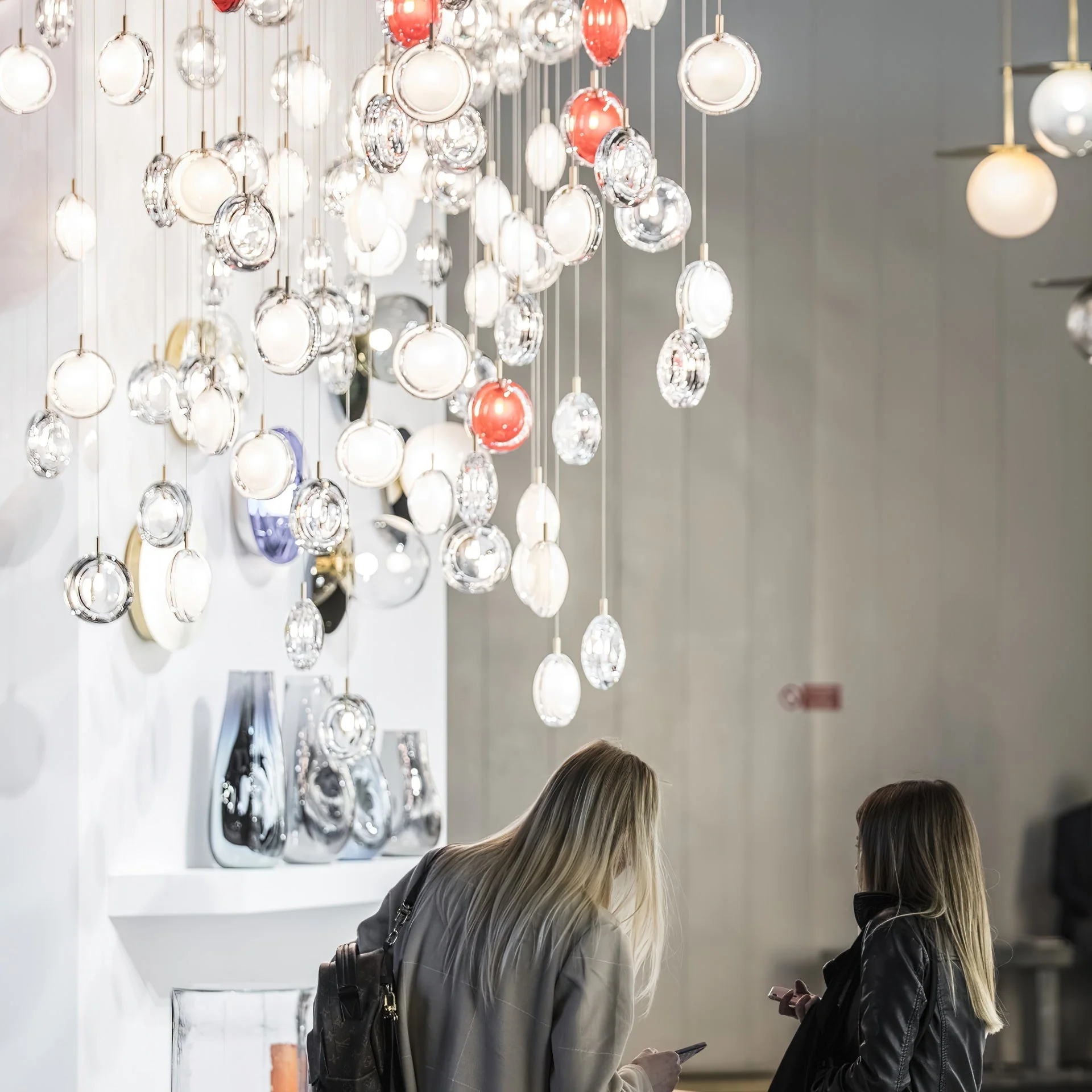 Misto Minimalist Glass Chandelier - Image 2
