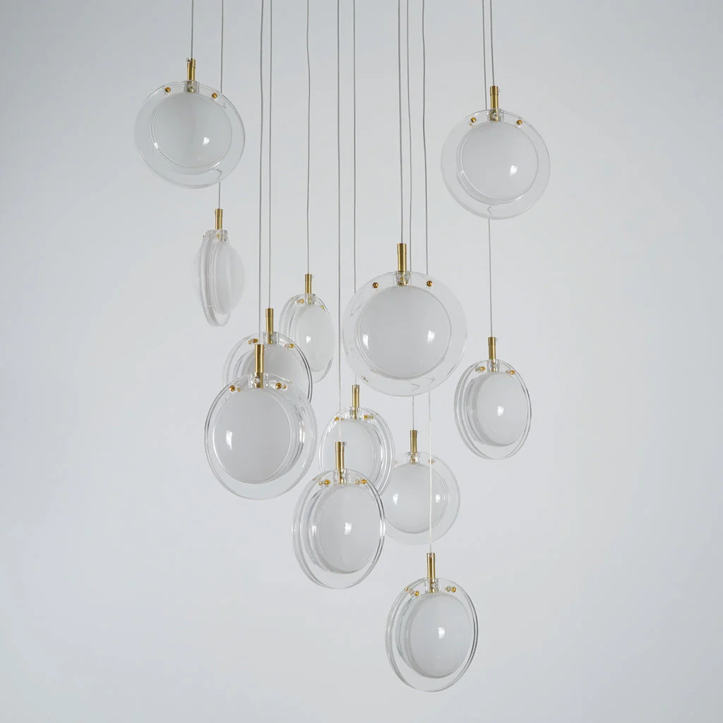 Misto Minimalist Glass Chandelier - Image 23