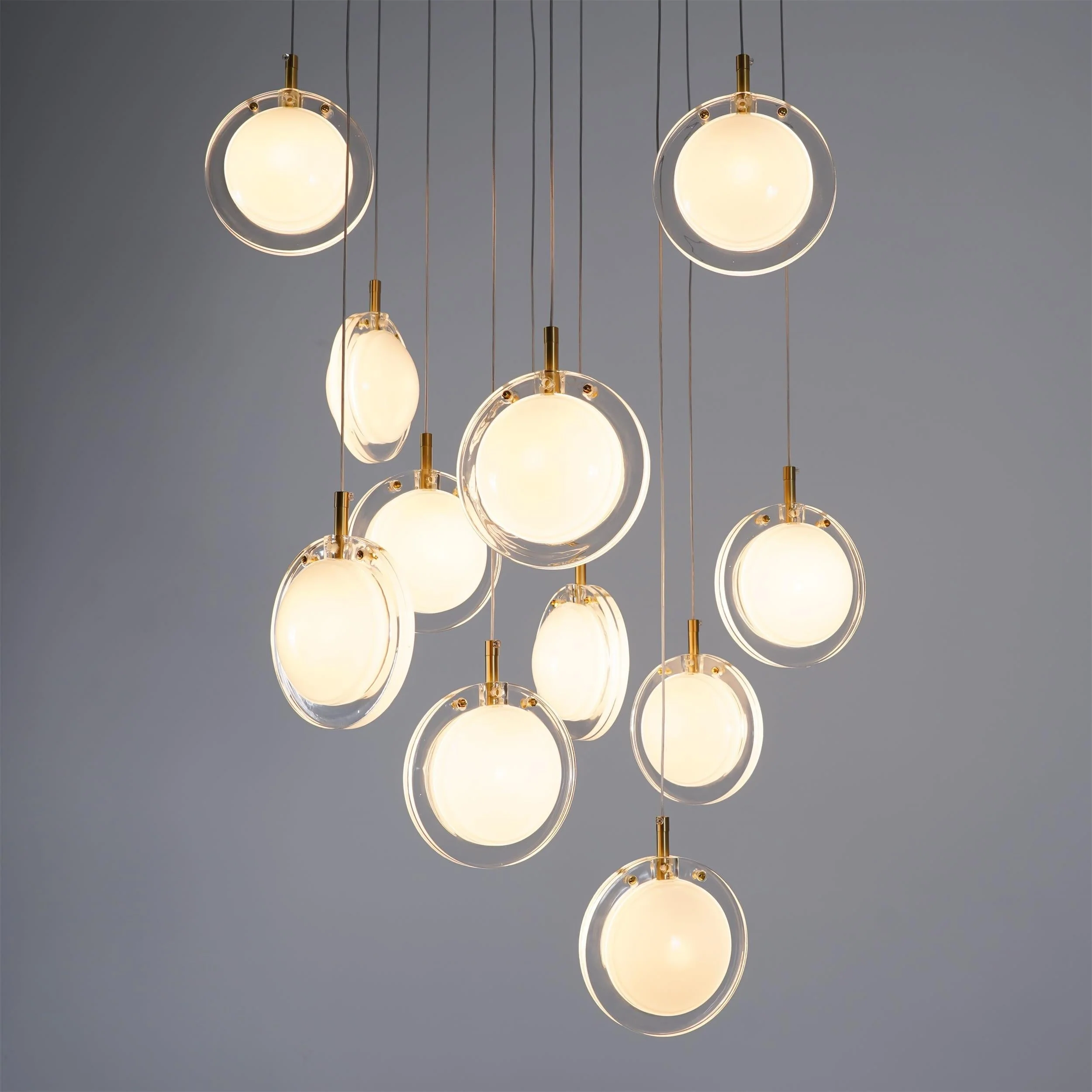 Misto Minimalist Glass Chandelier - Image 24