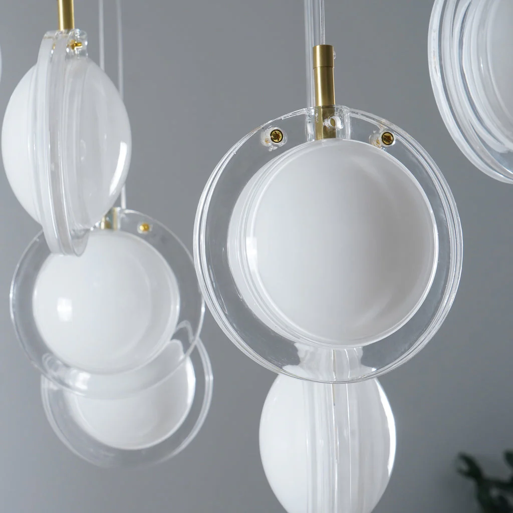 Misto Minimalist Glass Chandelier - Image 25