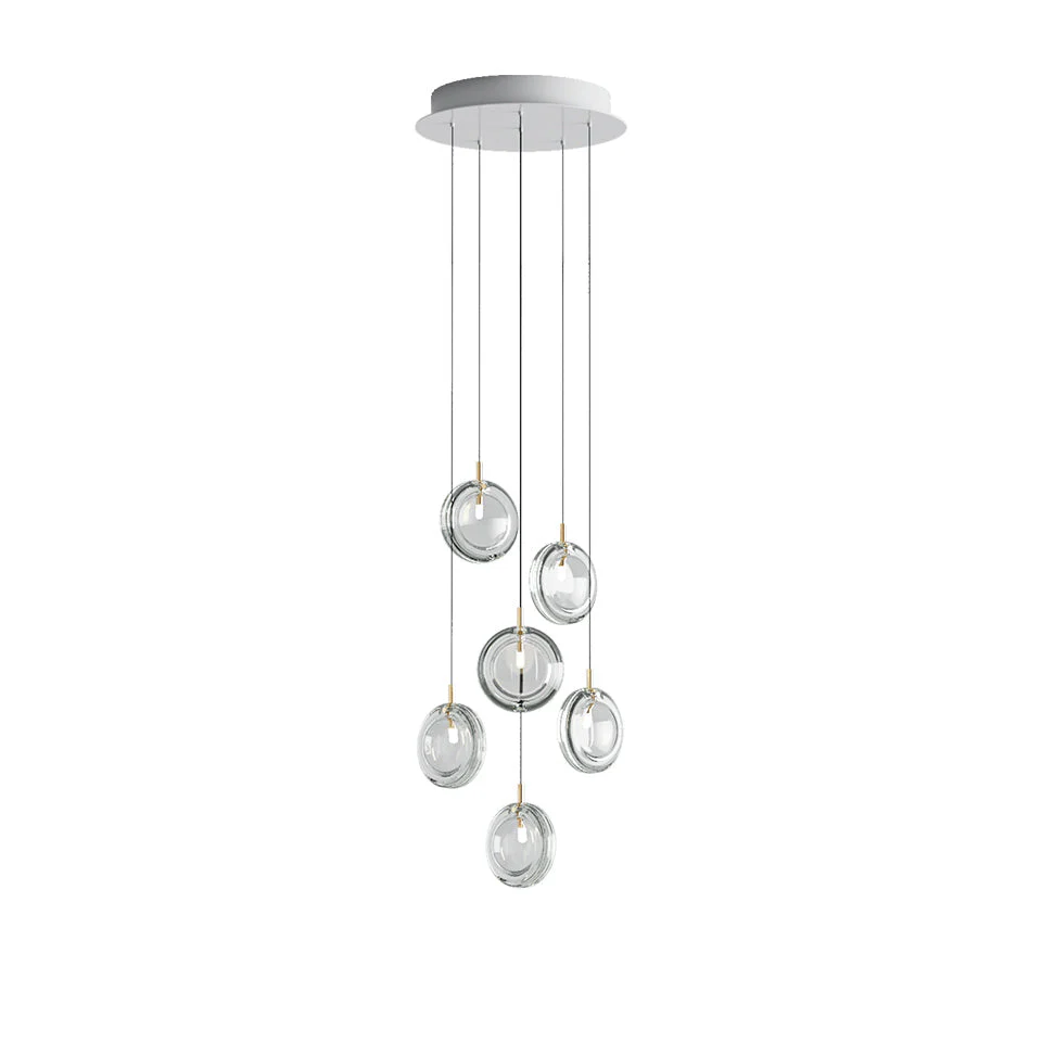 Misto Minimalist Glass Chandelier - Image 34