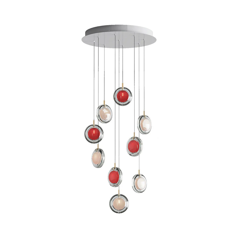 Misto Minimalist Glass Chandelier - Image 38