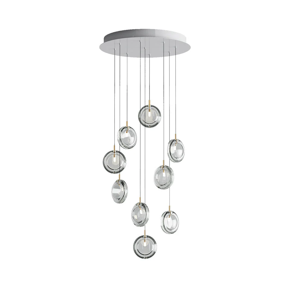 Misto Minimalist Glass Chandelier - Image 54
