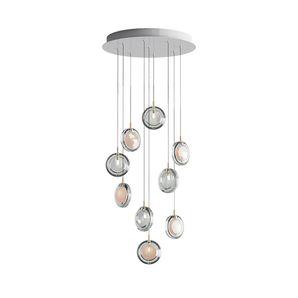 Misto Minimalist Glass Chandelier - Image 55