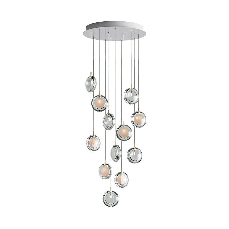 Misto Minimalist Glass Chandelier - Image 58