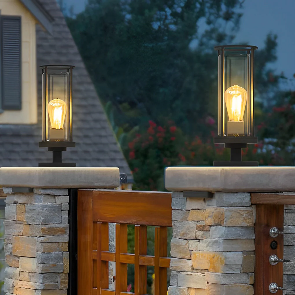 Mlly Modern Minimalist Round Stainless Steel Outdoor Light