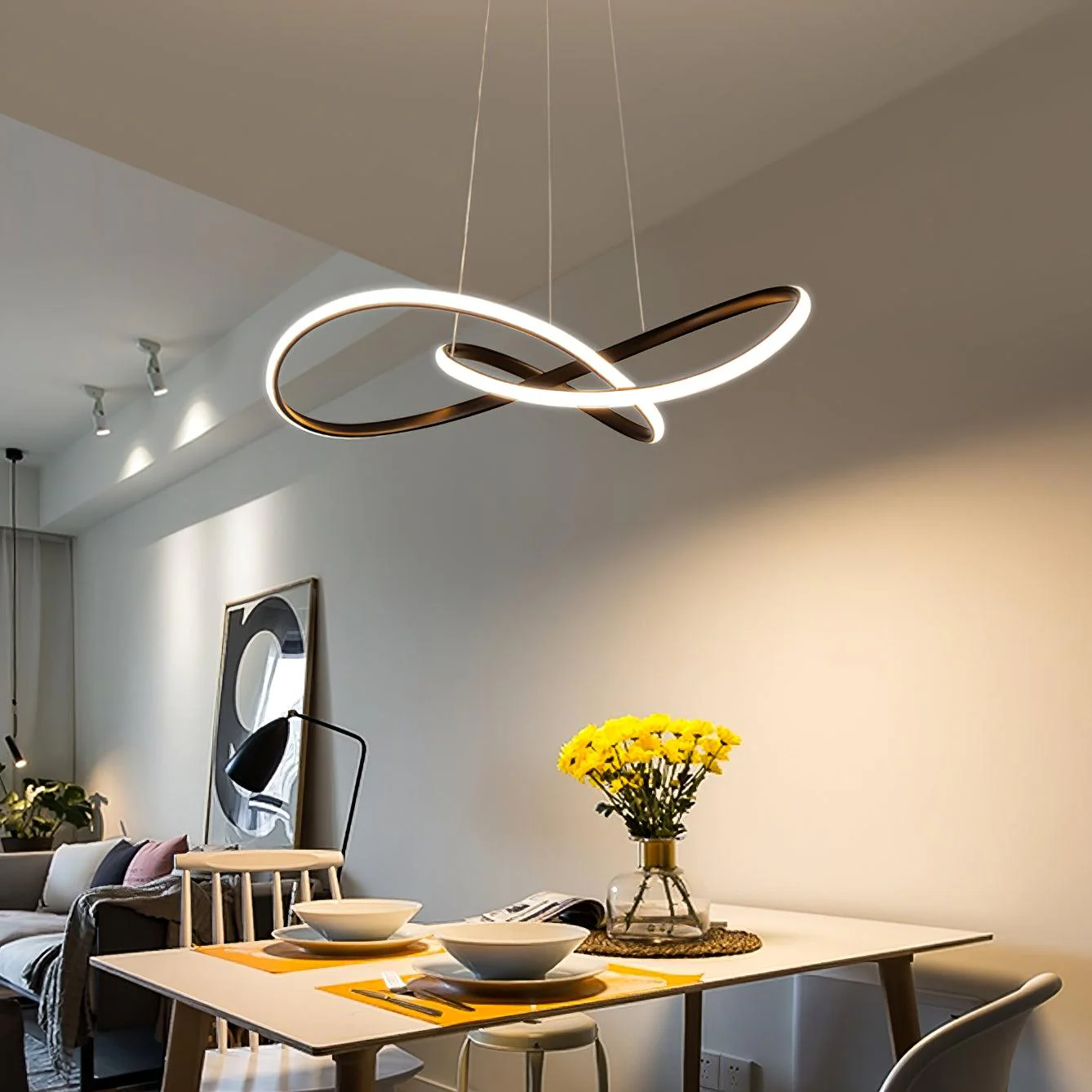 Modern Contemporary Chandelier - Image 8
