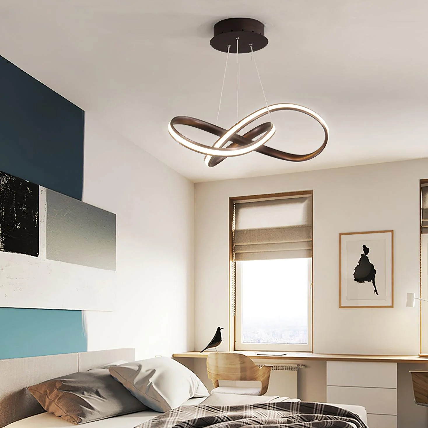 Modern Contemporary Chandelier - Image 9