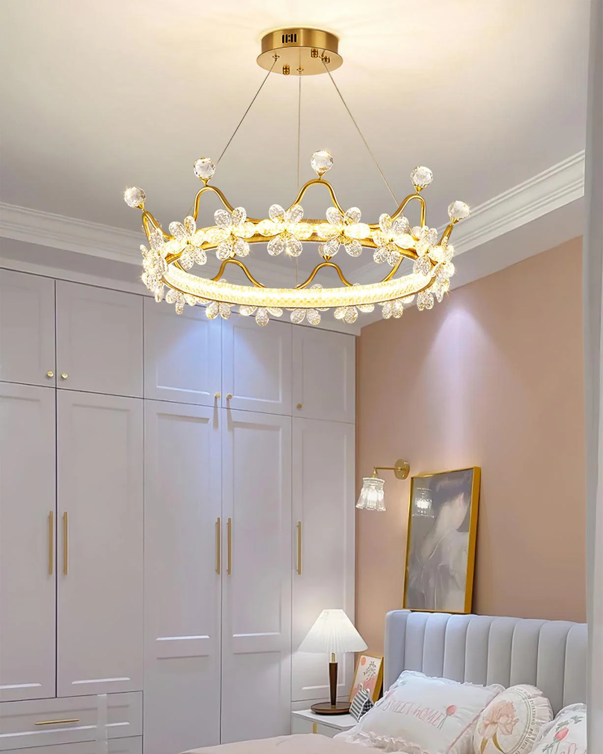 Modern Contemporary Crystal Chandelier - Image 10