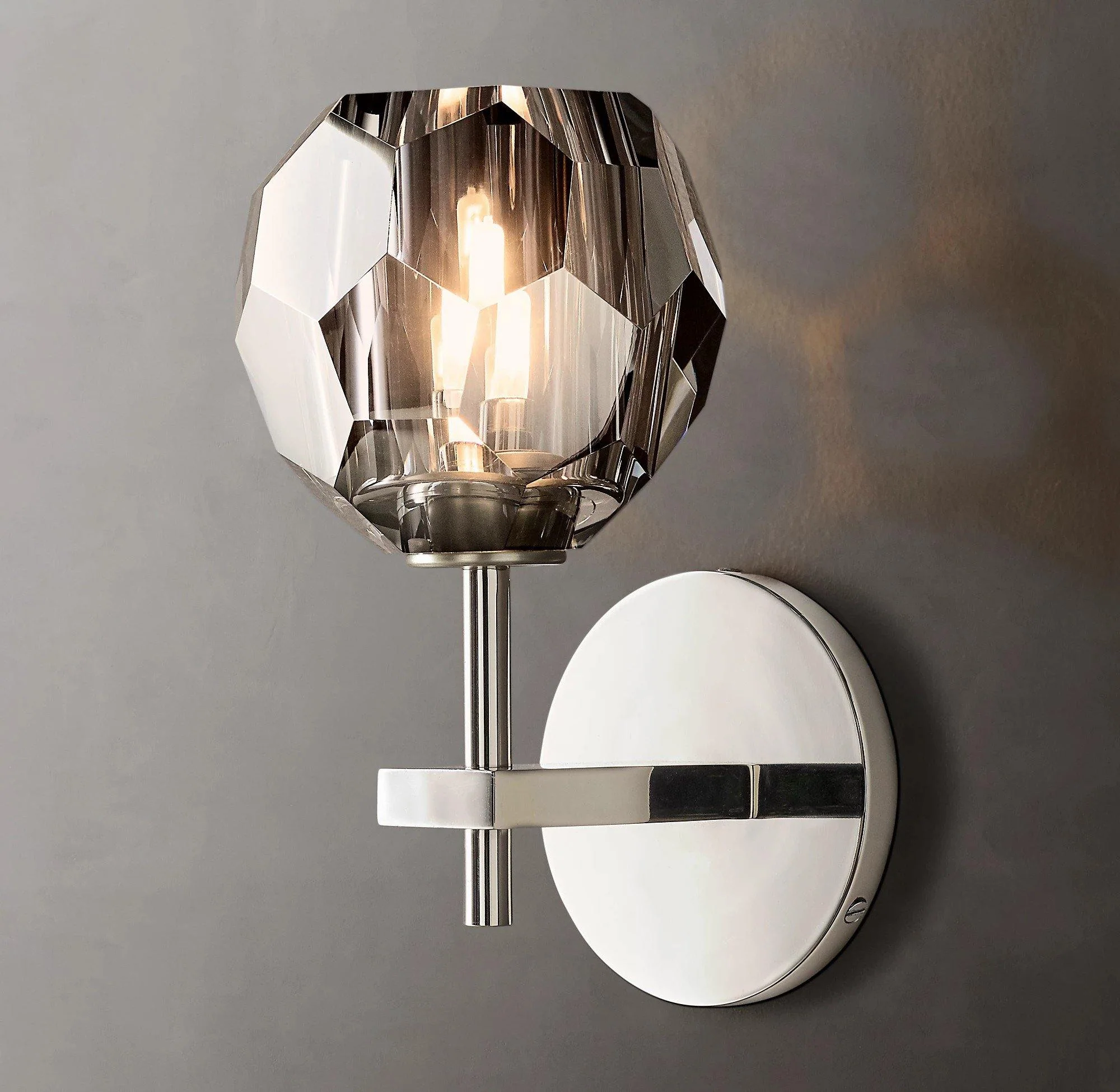 Modern Contemporary Crystal Wall Lamp - Image 3