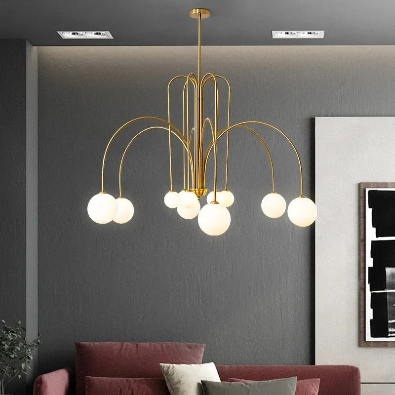 Monica Pendant Light Double Layer Glass Bubble - Image 11