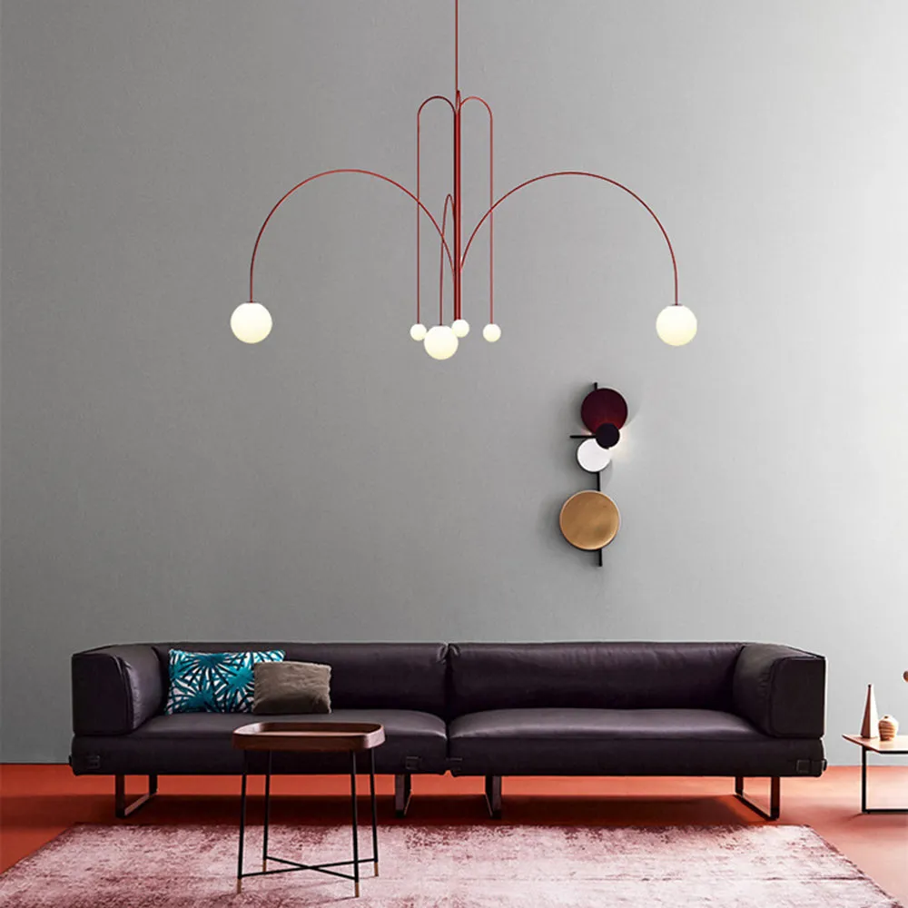 Monica Pendant Light Double Layer Glass Bubble - Image 2