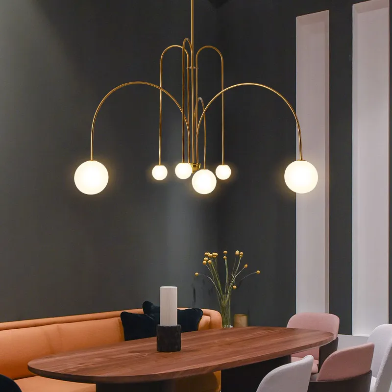 Monica Pendant Light Double Layer Glass Bubble - Image 5