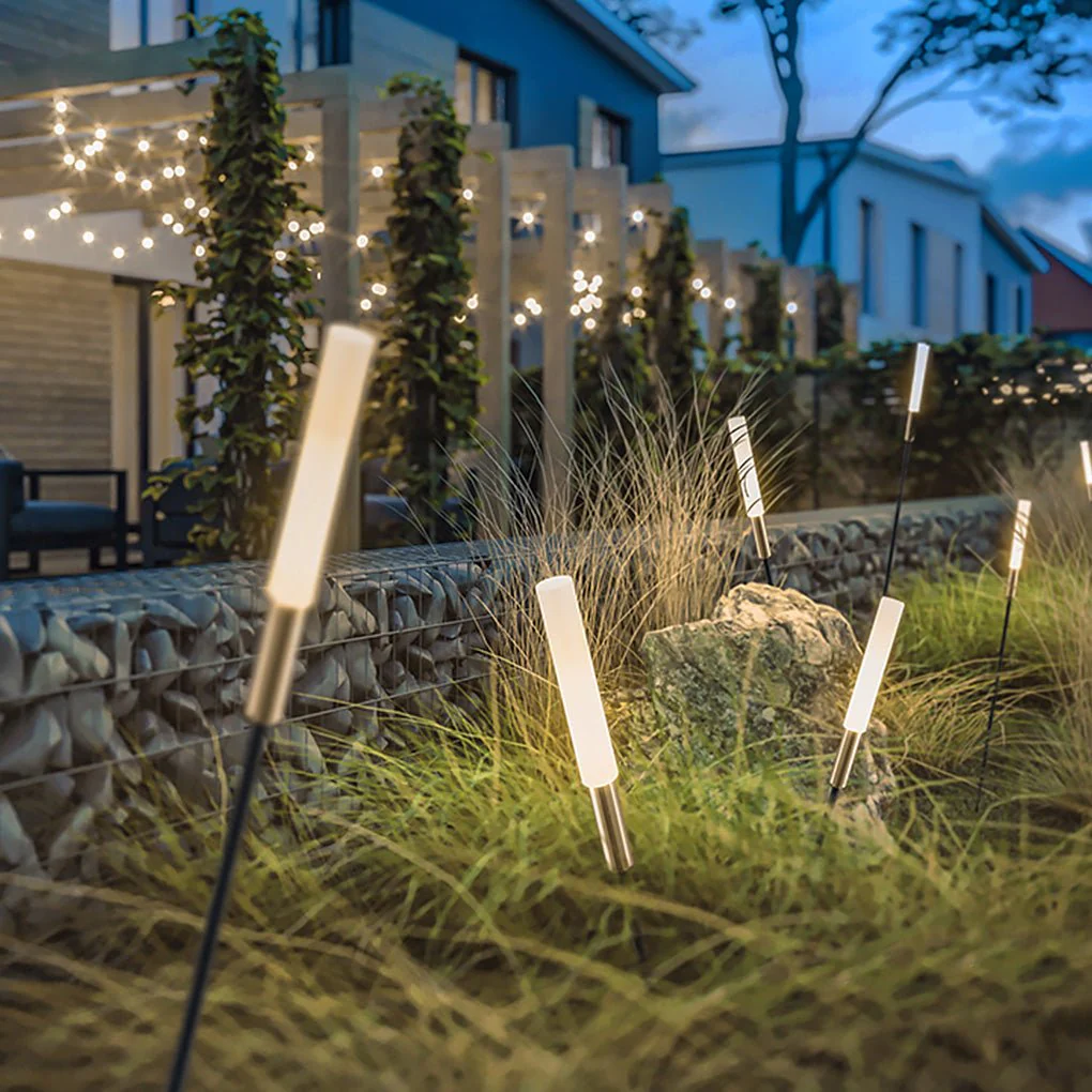 Monica Reed Cattail Landscaping Steel Outdoor Lawns Lighting