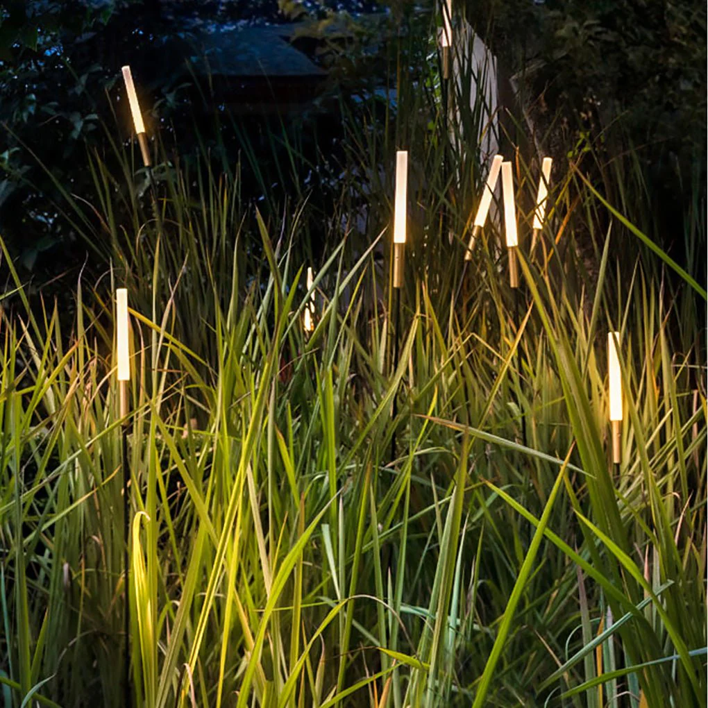 Monica Reed Cattail Landscaping Steel Outdoor Lawns Lighting - Image 10